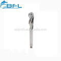 Carboneto de aço inoxidável Espiral Fluted Tap Fin End Mill Cutter Enders